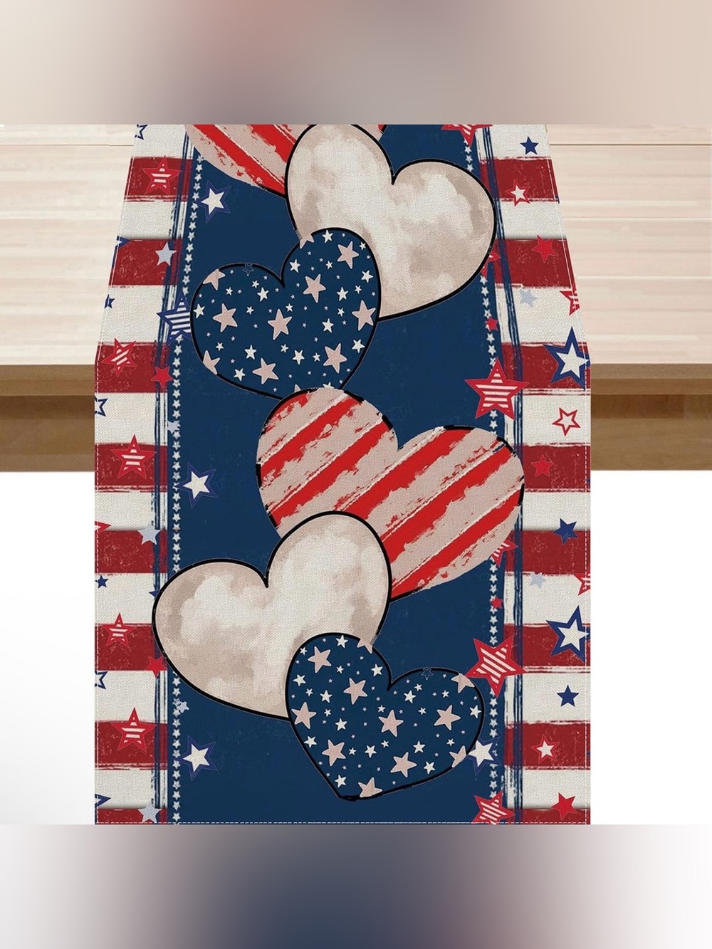 Patriotic Table Runner 13”x72”